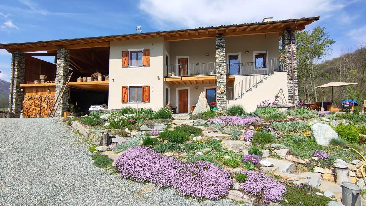 Semi Al Vento: La Bio-Casa Nel Giardino Incantato! Apartment Paesana Exterior foto